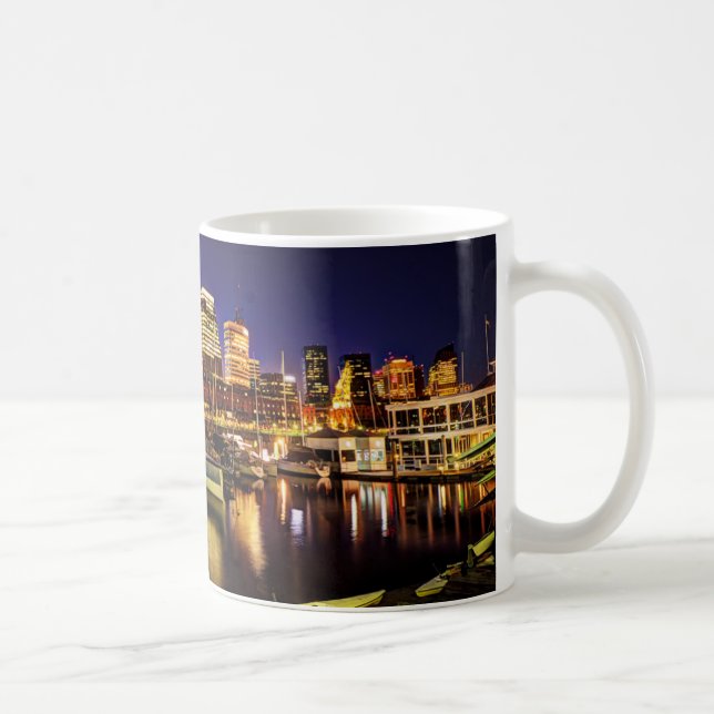 Night At Puerto Madero Coffee Mug (Right)