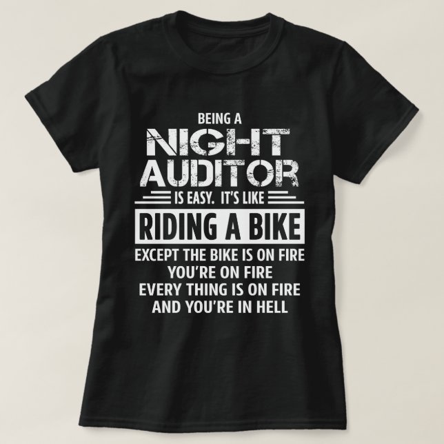 Night Auditor T-Shirt (Design Front)