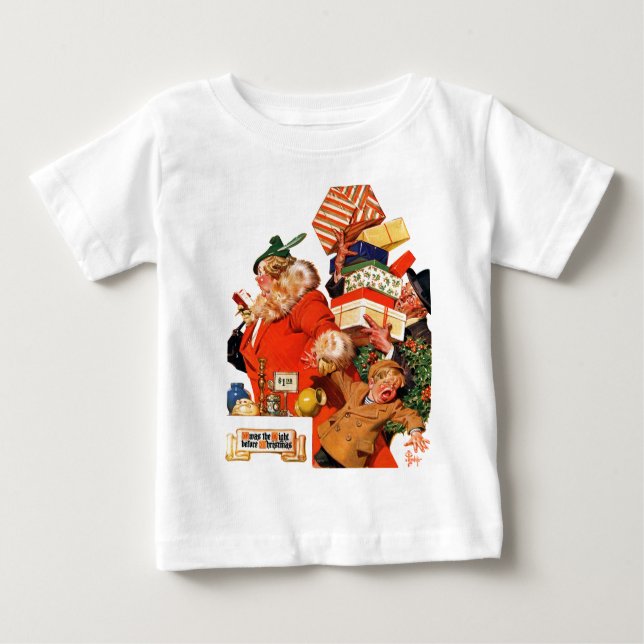 Night before Christmas Baby T-Shirt (Front)