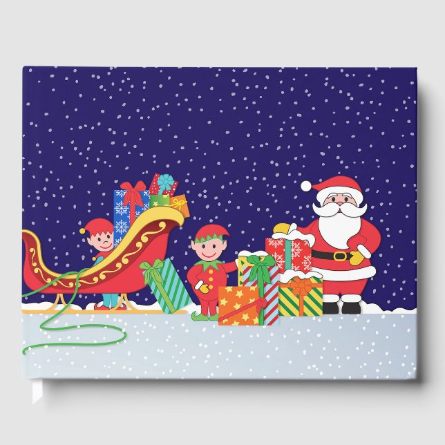 Night Before Christmas Guest Book (Front)