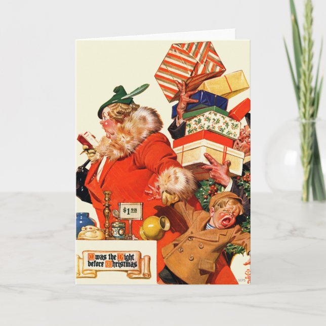 Night before Christmas Holiday Card (Front)