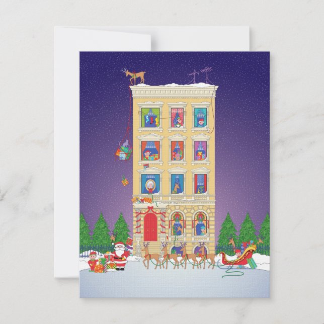 Night Before Christmas Invitation (Front)