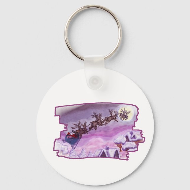 NIGHT BEFORE CHRISTMAS KEY RING (Front)