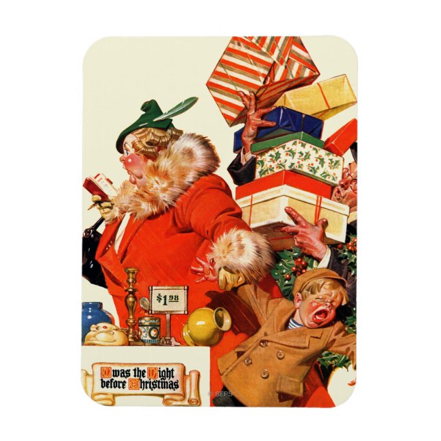 Night before Christmas Magnet (Vertical)