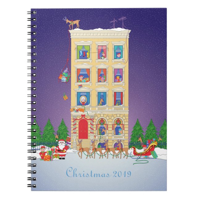 Night Before Christmas Organiser Notebook (Front)