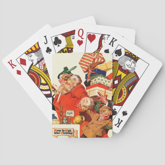 Night before Christmas Playing Cards (Back)