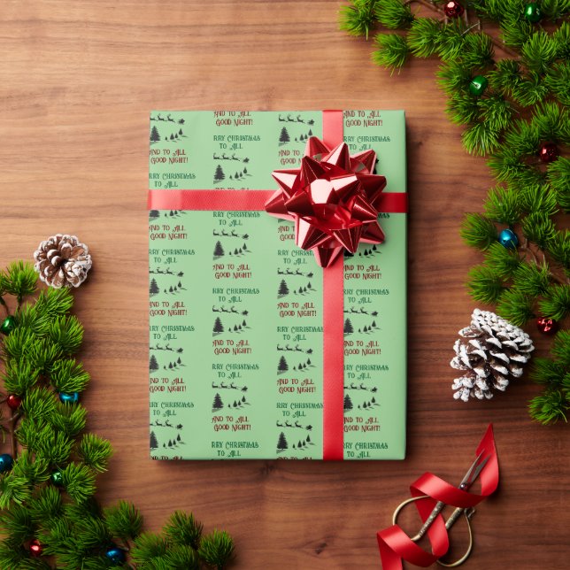 Night Before Christmas Santa Holiday Wrapping Paper (Holiday Gift)