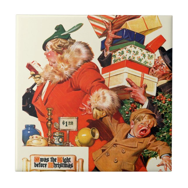 Night before Christmas Tile (Front)