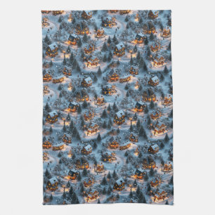 Night Before Christmas - Twilight Serenity Tea Towel