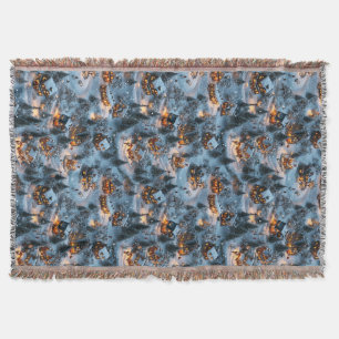 Night Before Christmas - Twilight Serenity  Throw Blanket