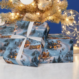 Night Before Christmas - Twilight Serenity Wrapping Paper