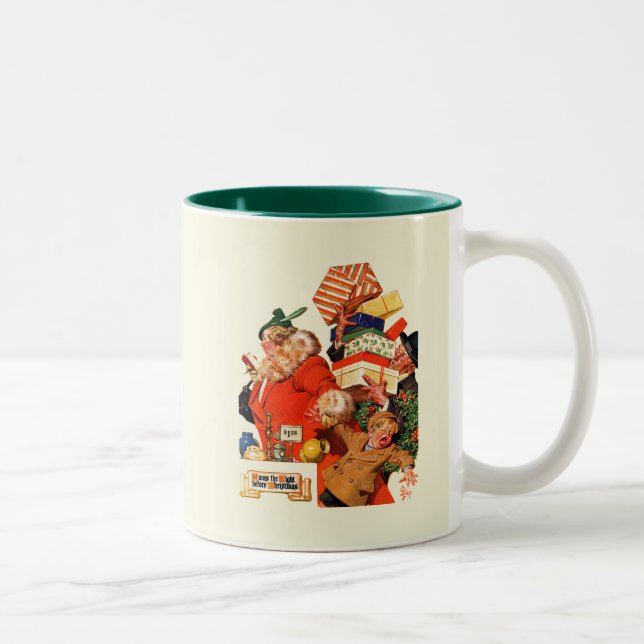 Night before Christmas Two-Tone Coffee Mug (Right)