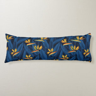 Night bird of paradise garden 2 body cushion