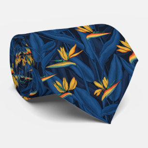 Night bird of paradise garden 2 tie