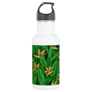 Night bird of paradise garden 532 ml water bottle