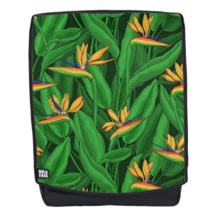 Night bird of paradise garden backpack