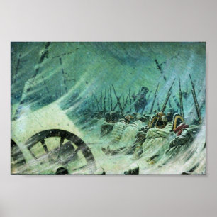 Night Bivouac Poster