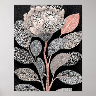 Night Bloom  #12 = 4x5 Digital Download Poster