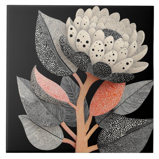 Night Bloom on the Red Planet #3 Tile (Front)