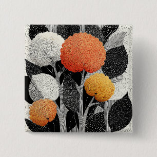 Night Bloom on the Red Planet #5 15 Cm Square Badge