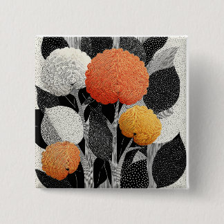 Night Bloom on the Red Planet #5 15 Cm Square Badge