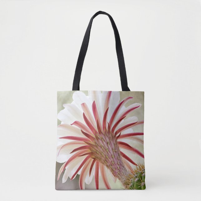 Night blooming cactus flower tote bag (Front)