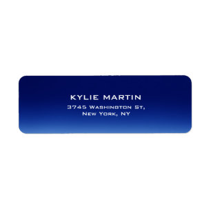 Night Blue Plain Elegant Contemporary Unique