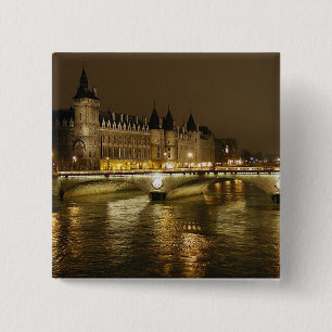 Night Bridge 15 Cm Square Badge