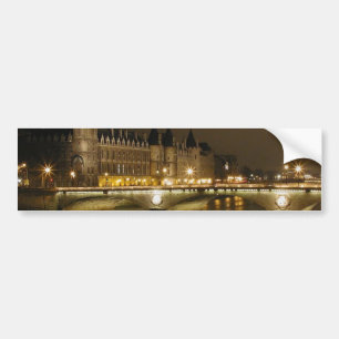 Night Bridge Bumper Sticker