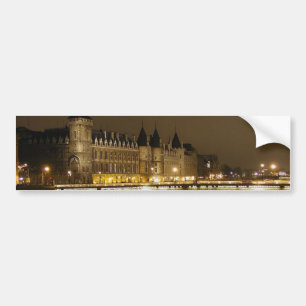 Night Bridge Bumper Sticker