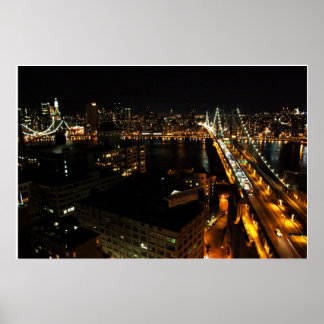 Night Bridges Poster