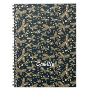 Night butterflies notebook