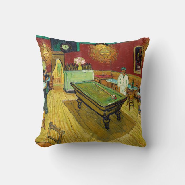 Night Cafe - Vincent van Gogh Painting Art Cushion (Front)
