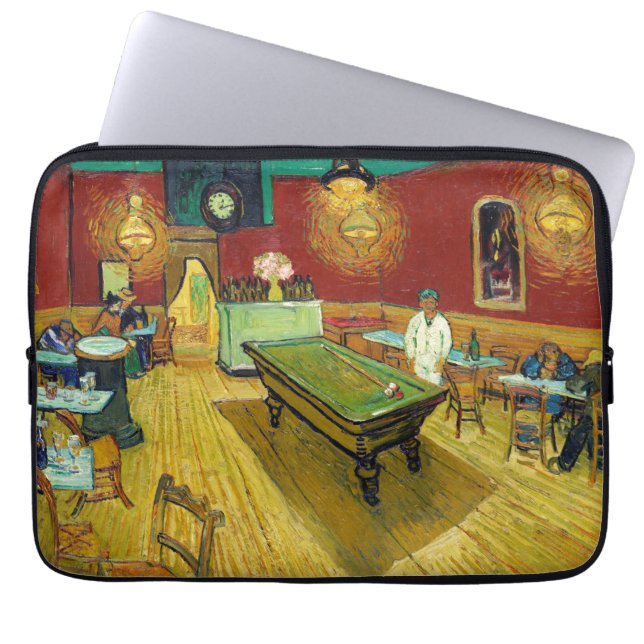 Night Cafe - Vincent van Gogh Painting Art Laptop Sleeve (Front)