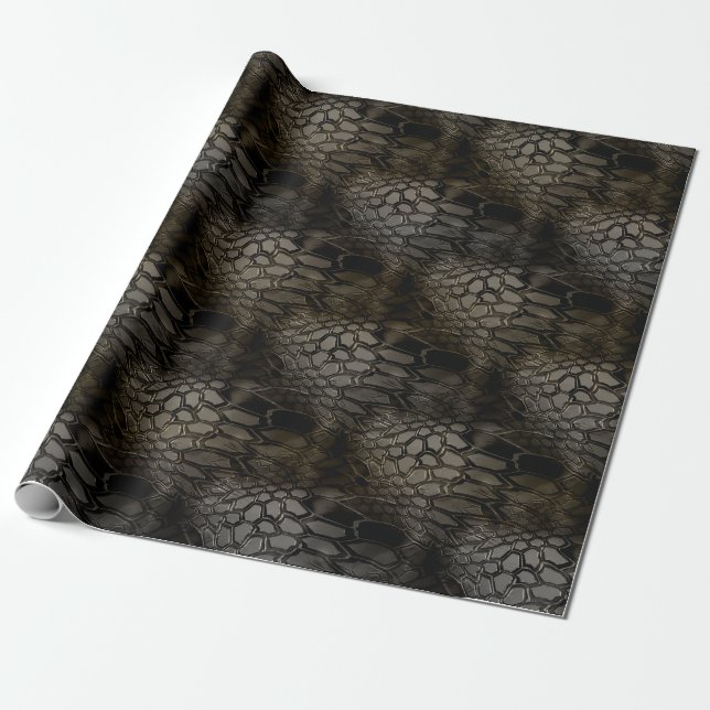 "NIGHT CAMO 3" WRAPPING PAPER (Unrolled)