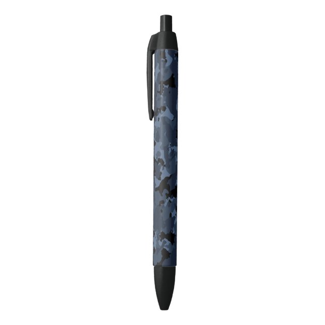 Night Camo Black Ink Pen (Top (Vertical))