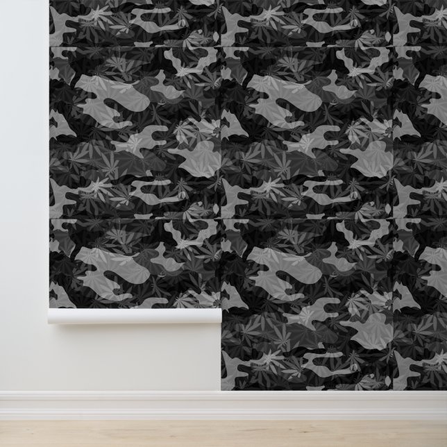 Night Camouflage Design Camo Wallpaper (Application)