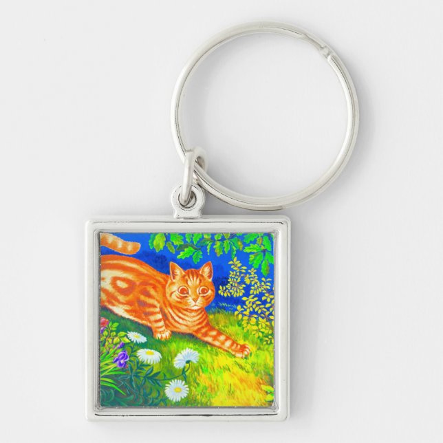 Night Cat Key Ring (Front)