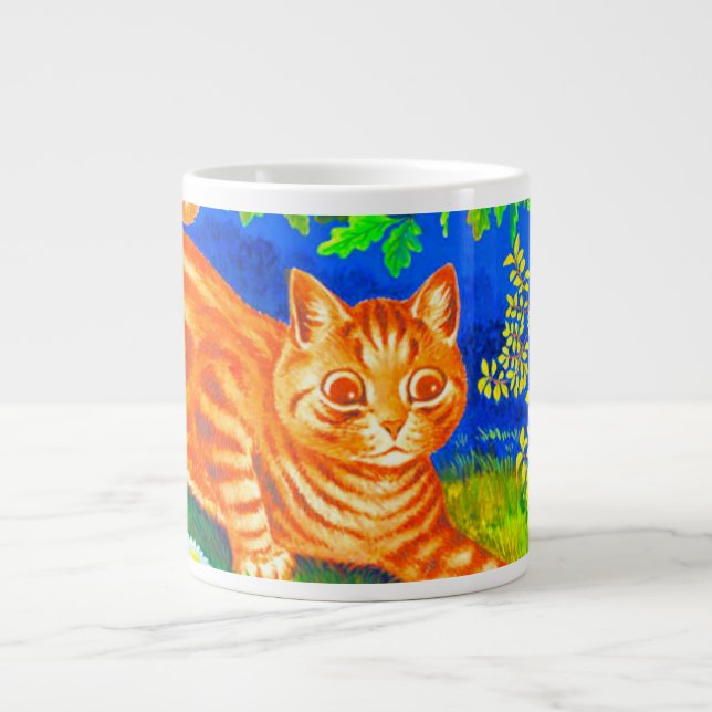 Night Cat Large Coffee Mug (Front)
