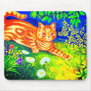 Night Cat Mouse Pad