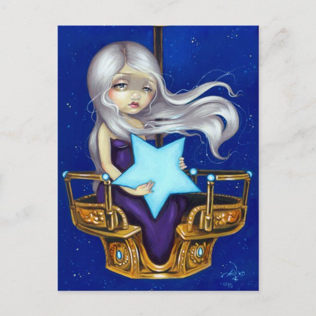 "Night Chariot" Postcard (Front)