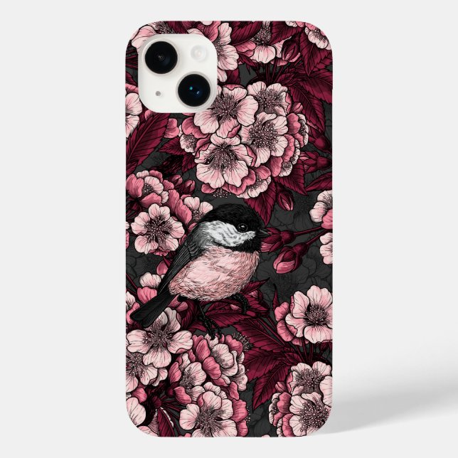 Night cherry garden Case-Mate iPhone case (Back)