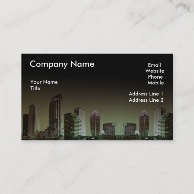Night City Business Card (Front)