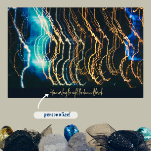 Night city customisable poster