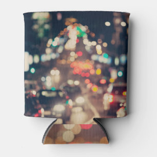 Night City: Retro Blurred Lights. Can Cooler