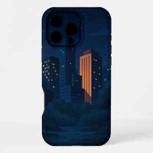 Night City Skyline iPhone 16 Pro Max Case