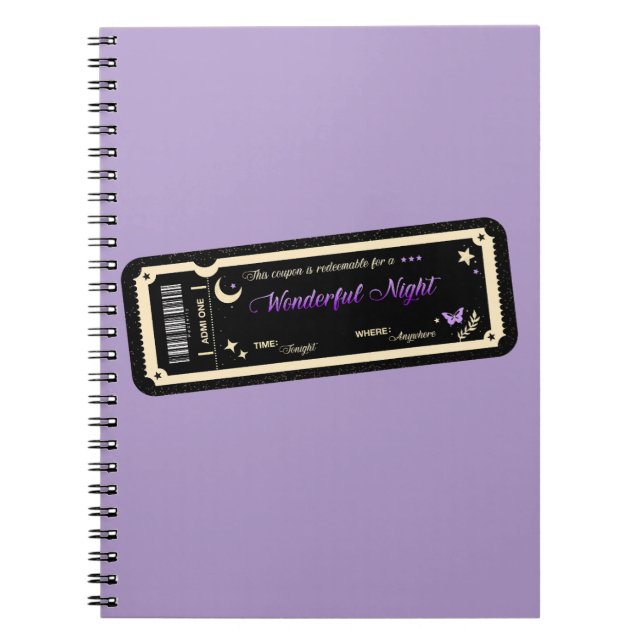  Night coupon Notebook (Front)