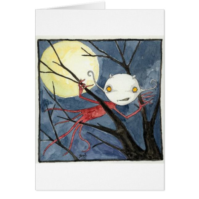 "Night Creep" Blank Card (Front)