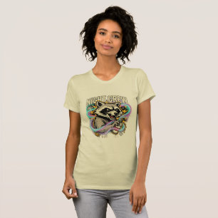 Night Crew Racoon Graffiti T-Shirt