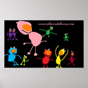 night critters, www.elliecastellanos.com poster